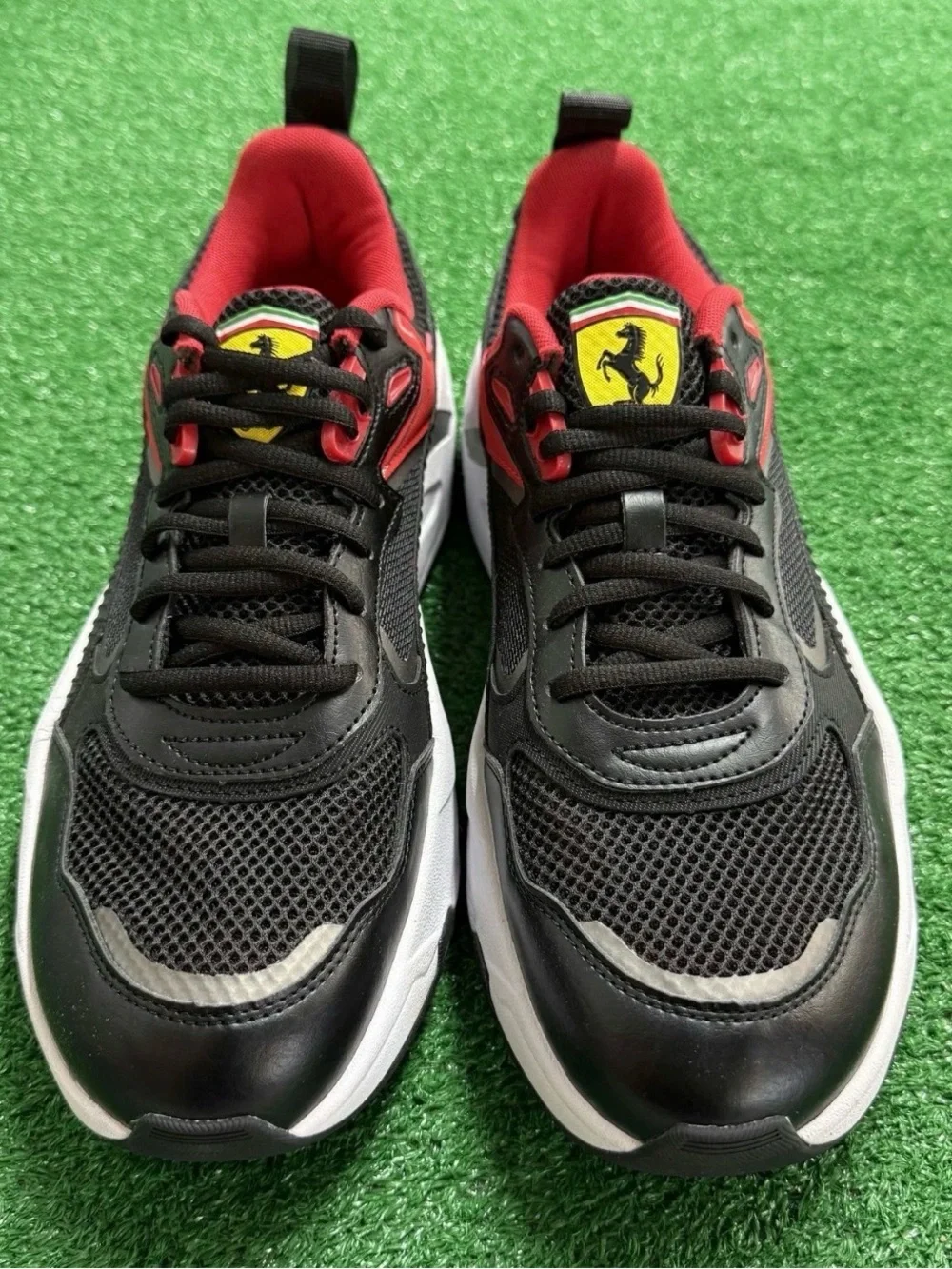 PUMA Scuderia Ferrari Trinity 2 Motorsports Shoes - Black - Men's Size 9, 9.5